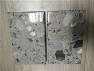 Customized TV Background Wall Pandora Quartz Artificial Stone Slabs
