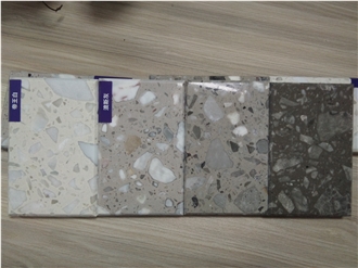 Customized TV Background Wall Pandora Quartz Artificial Stone Slabs