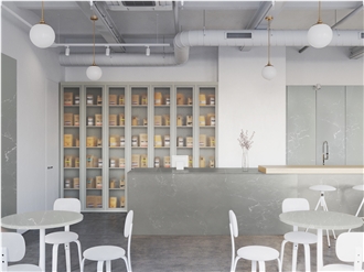 Quartz Home Interior Wall Engineered Stone Slabs