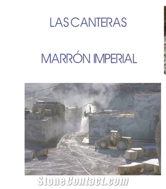 Marron Imperial Marble Quarry