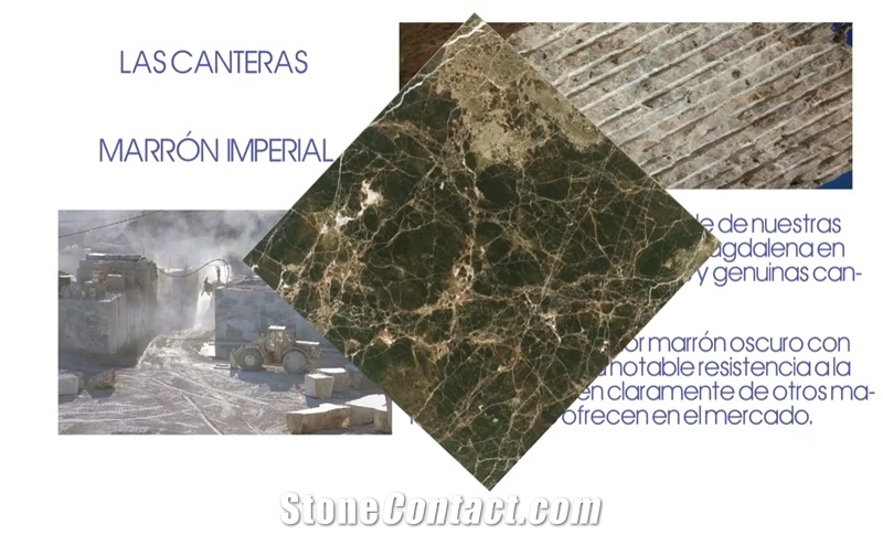 Marron Imperial Marble Quarry