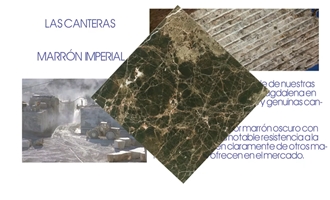 Marron Imperial Marble Quarry
