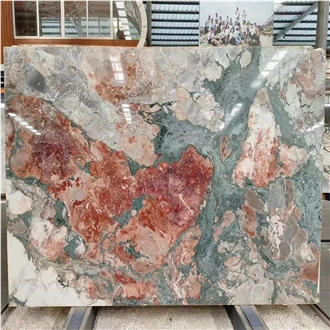PAIASTONE Four Season Pink Marble Slabs Wall Board Design