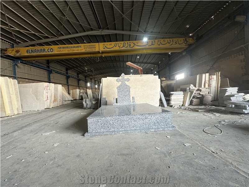 Complete Tompstone New Halayeb Granite Tombstone