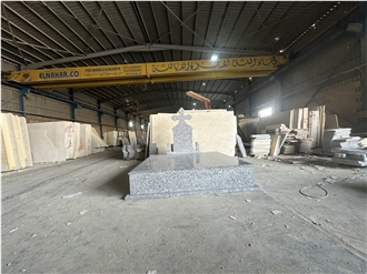 Complete Tompstone New Halayeb Granite Tombstone