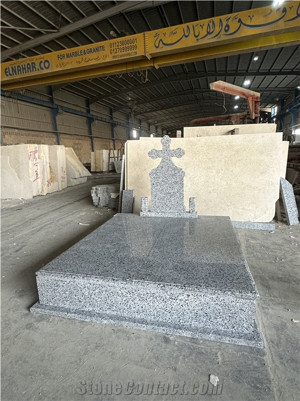 Complete Tompstone New Halayeb Granite Tombstone