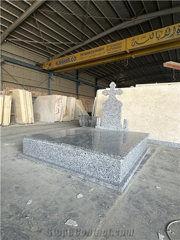 Complete Tompstone New Halayeb Granite Tombstone