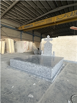 Complete Tompstone New Halayeb Granite Tombstone