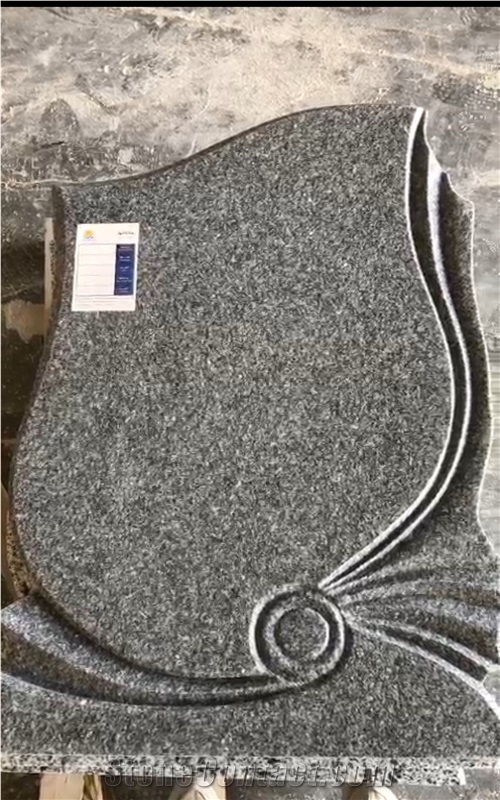 Gray El Sherka Granite Headstones, Gravestones