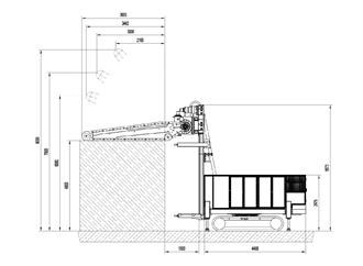 Diesel Powered Vertical-Rail Chain Saw With Crawler LGC-LD-CS8000/3600 Diesel Powered Vertical-Rail Chain Saw With Crawler LGC-LD-CS8000/3600