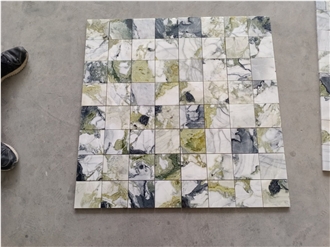 Backsplash Bathroom Marble Square Mosaic Tiles