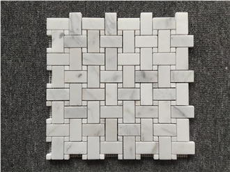 Bathroom Basket Weave Marble Mosaic Tiles Bathroom Basket Weave Marble Mosaic Tiles