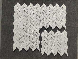 Carrara Marble Backsplash Mosaic Tiles Polished