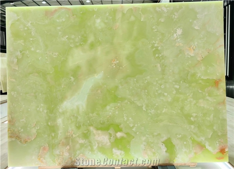 Green Onyx Big Slabs For Interiors Wall