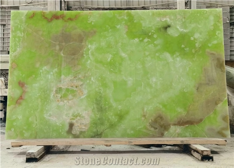 Green Onyx Big Slabs For Interiors Wall