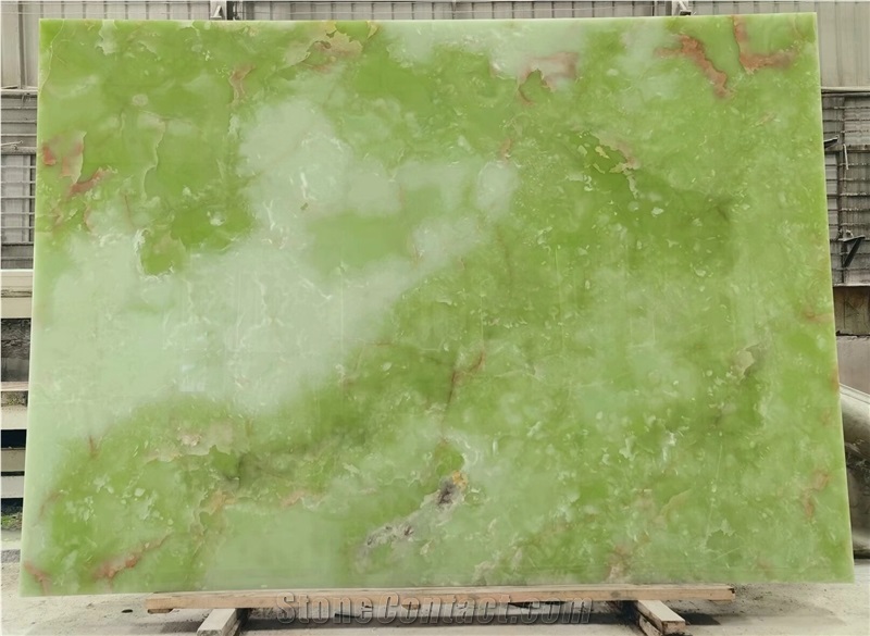 Green Onyx Big Slabs For Interiors Wall