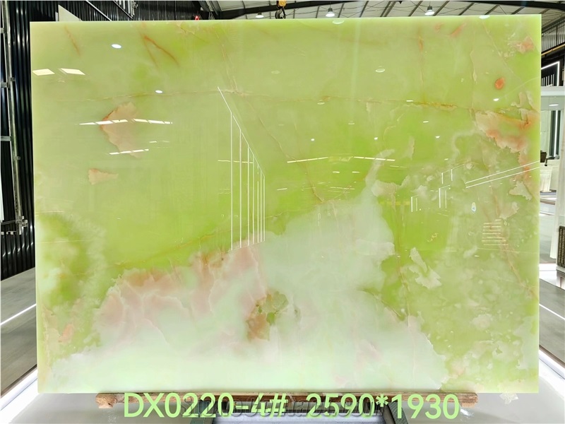 Green Onyx Big Slabs For Interiors Wall