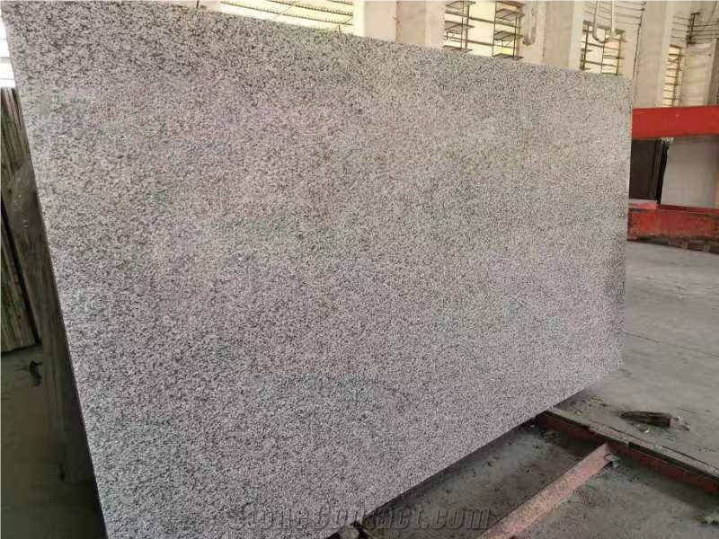 Jilin White Grey Granite  Slabs