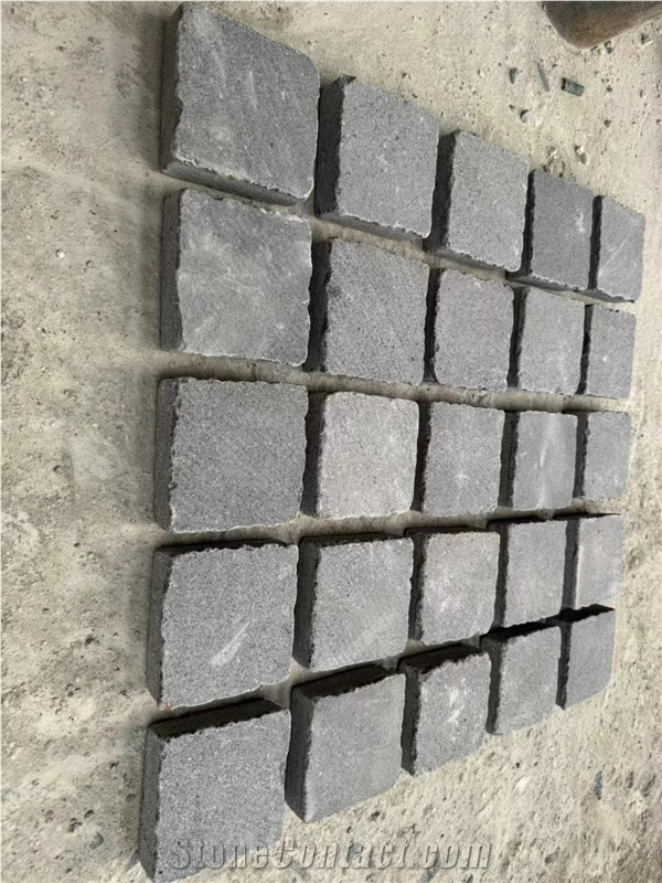 Black Basalt Landscaping Walkway Pavers For Courtyard Road