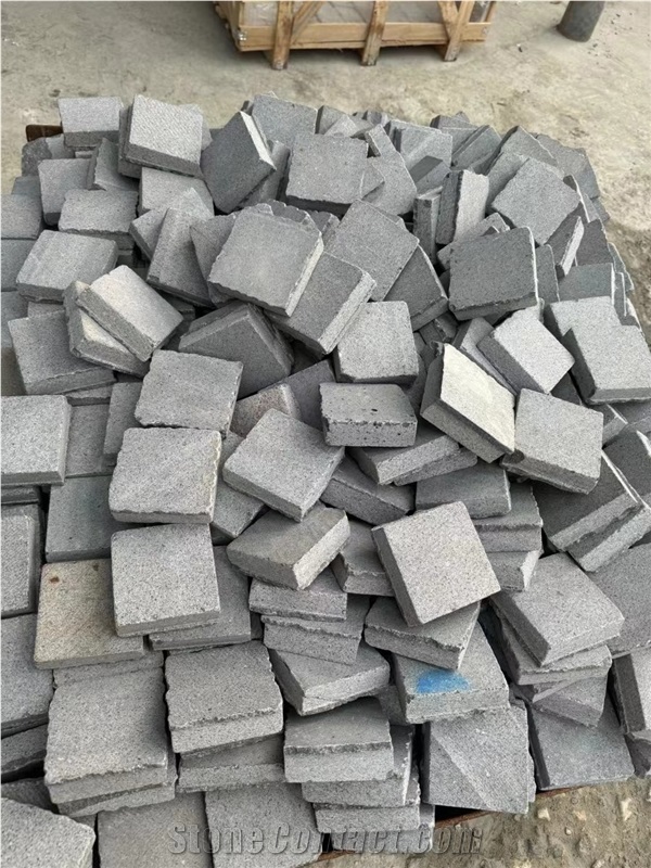 Black Basalt Landscaping Walkway Pavers For Courtyard Road