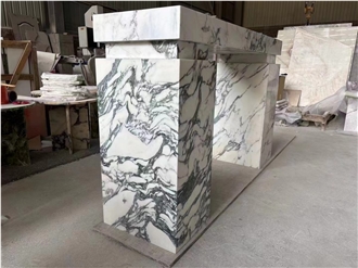 Leathered Green Quartzite Garden Table Set For Landscaping