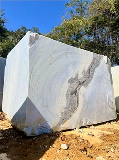 Blue Panda Marble Blocks