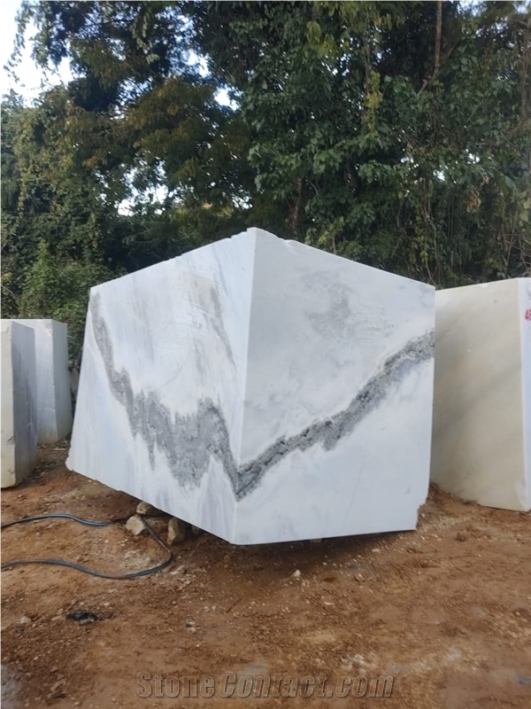 Blue Panda Marble Blocks