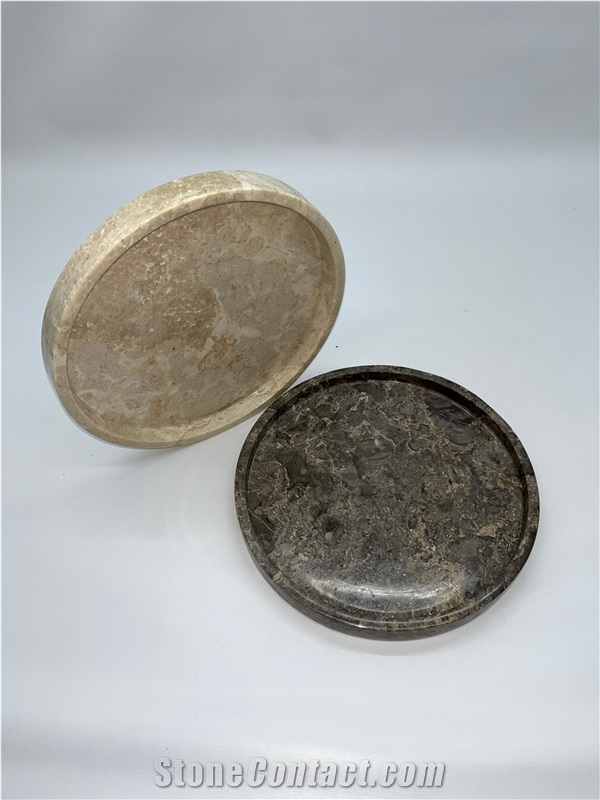 Cream Marble Plates Home Decor Products