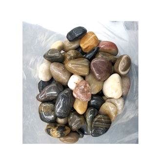 High Polished Mixed Pebble Stone For Landscaping