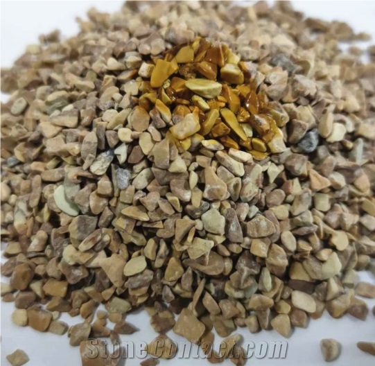 Yellow Marble Crushed Stone