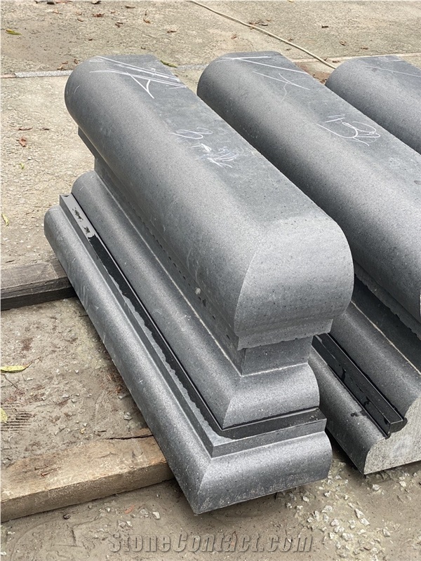 Black Granite Exterior Cornices, Building Ornaments