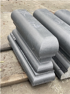 Black Granite Exterior Cornices, Building Ornaments