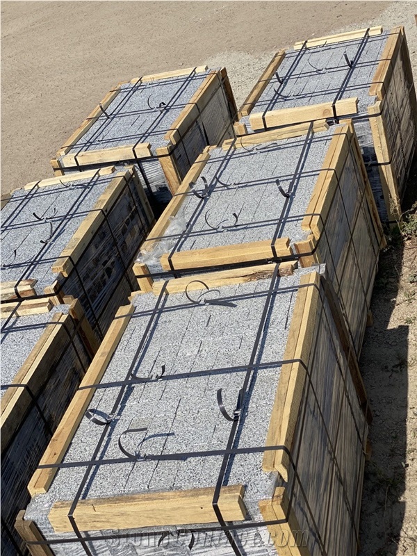 Light Grey Ukraine Granite Cubes