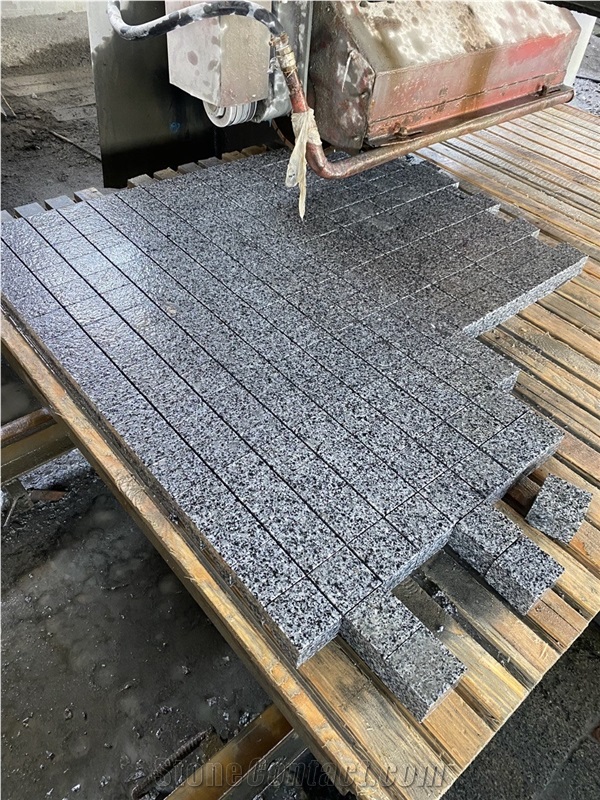 Light Grey Ukraine Granite Cubes