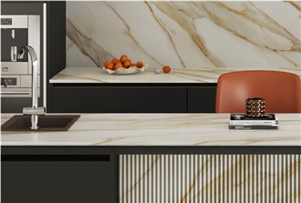 Alice King Gold Sintered Stone Slabs