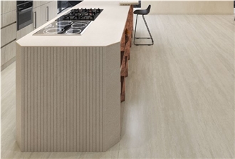 Beige Travertine Honed Sintered Stone Slabs Good For Floor