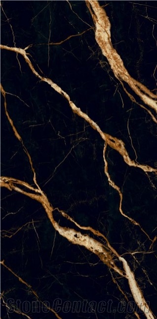 Black Gold Sintered Stone Slabs