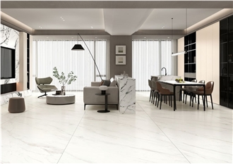Glacier White Sintered Stone Slabs Good For Floor