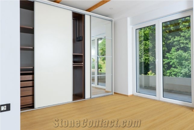 Italian Luxury Wood Yellow Sintered Stone Slabs For Floor