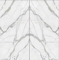Italy Bianco Calacatta Marble Sintered Stone Slabs