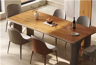 Kusunoki Yellow Honed Sintered Stone Slabs For Table