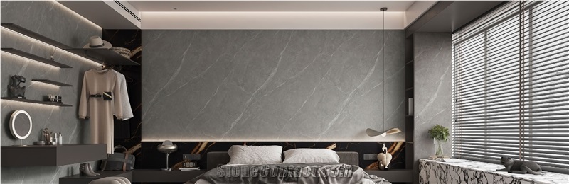 Lightning Grey Sintered Stone Slabs
