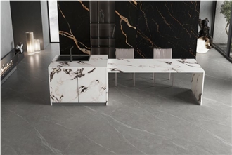 Lightning Grey Sintered Stone Slabs