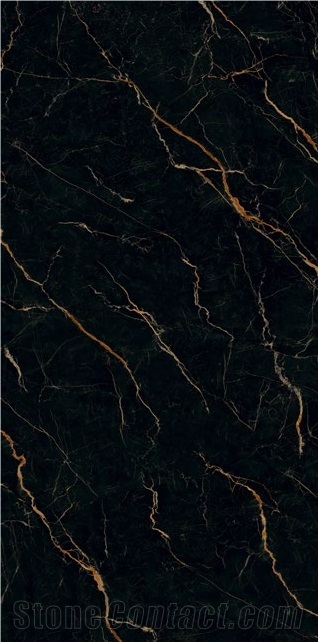 Nero Portoro Black Sintered Stone Slabs