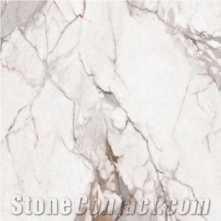 Top Calacatta Gold Marble Sintered Stone Slabs Book Matched