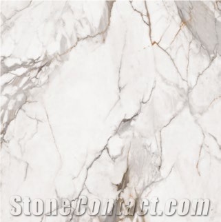 Top Calacatta Gold Marble Sintered Stone Slabs Book Matched