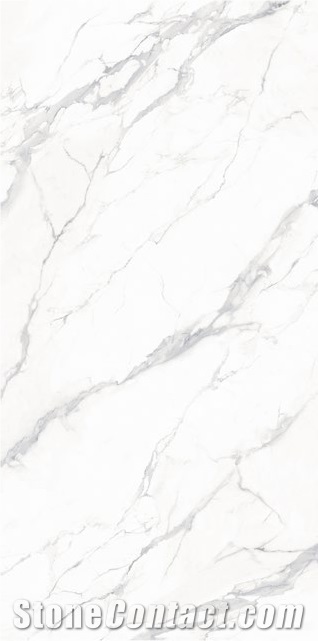 Waterfall White Sintered Stone Slabs Book Mateched