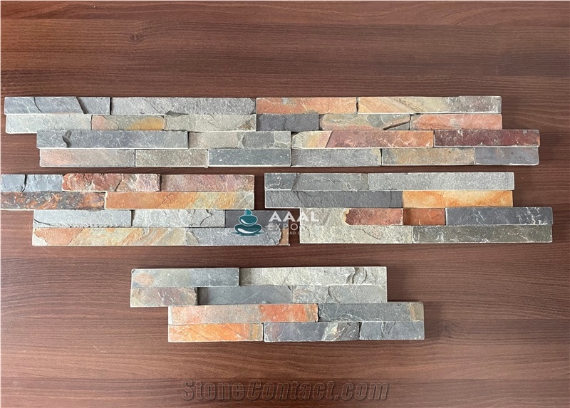 Jak Multicolor Slate 6X18 Ledge Stone