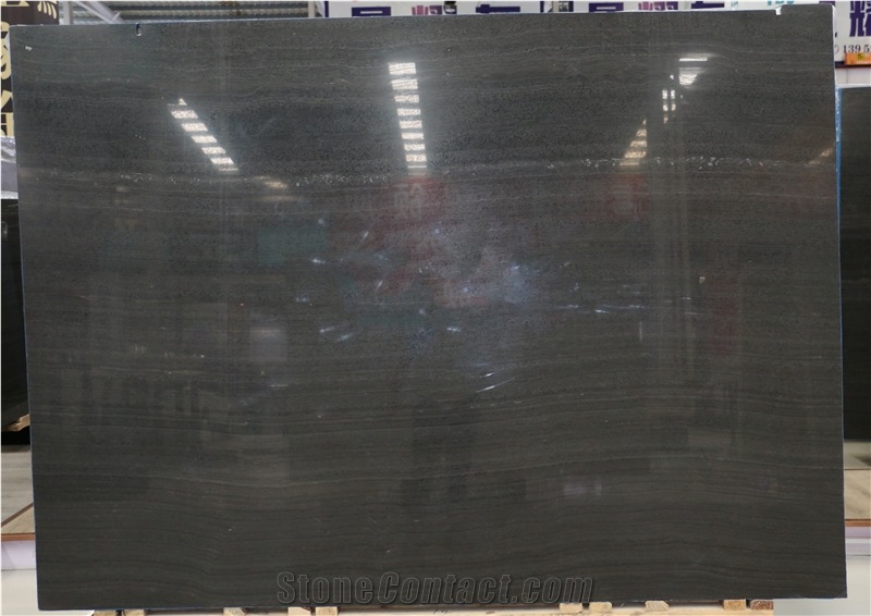 China Black Wooden  Slabs Floor Tile