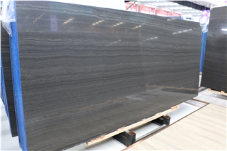 China Black Wooden  Slabs Floor Tile